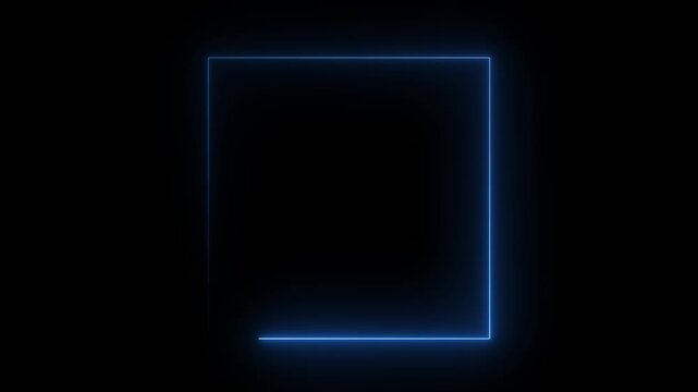 Abstract brown neon glowing line frame, animated moving led light screen box projection 3d rendering, empty blank space vertical presentation design background, futuristic laser sprectrum