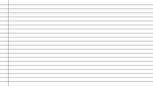 Blank white worksheet exercise book, lined notebook paper, Motion graphics of blank page icon, 4k animation video..