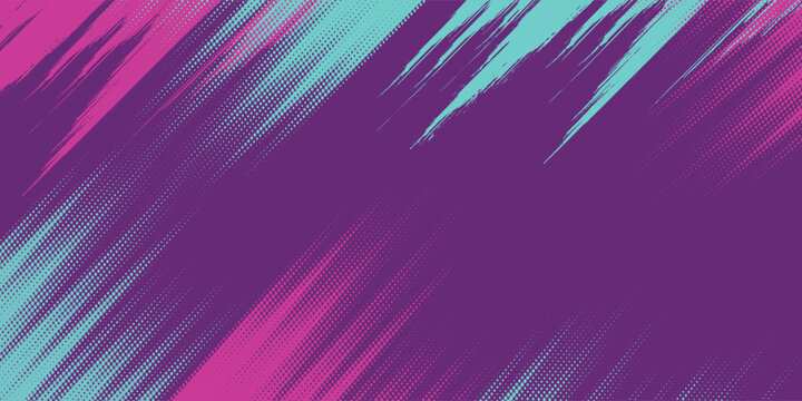 Abstract purple background with brush purple and tosca.