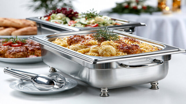 Professional stainless steel catering chafing dish for buffet events with catering, stainless