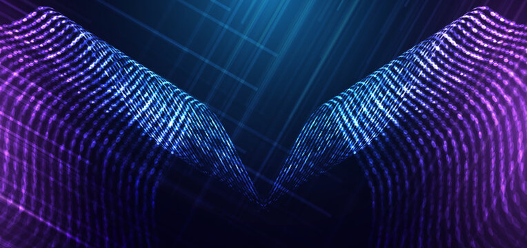 Abstract futuristic background featuring.