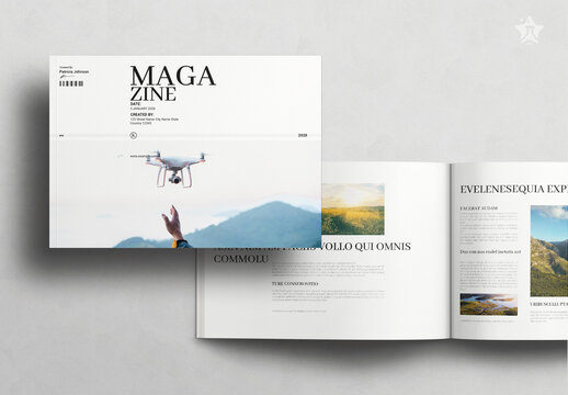 Magazine Landscape Layout