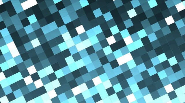 Abstract Moonlit Asteroid gradient background animation featuring blinking pixel-like square textures that appear to shift and flicker across a diagonal geometric layout.