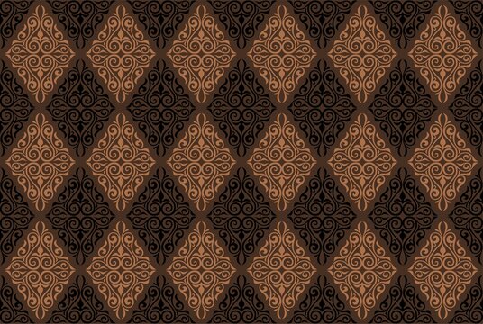 Malay abstract flower art