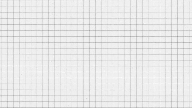 Stop Motion Paper Unfold Transition.4K crumpled grid paper unfolding on black background. Ideal overlay mask.