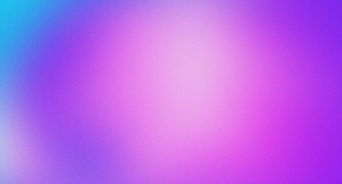 Abstract grain texture background with vibrant pink and blue purple gradient, ideal for energetic creative design.