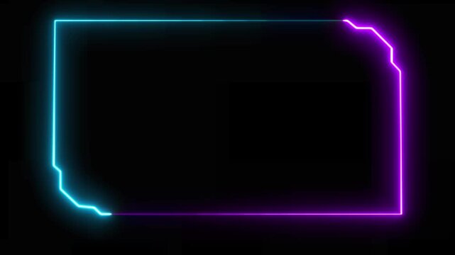Digital HUD futuristic motion graphic element cuber generated background. Technology hologram frame border and viewfeender element, Digital Technology Sci-fee Frame Interface. HUD template. Frame HUD