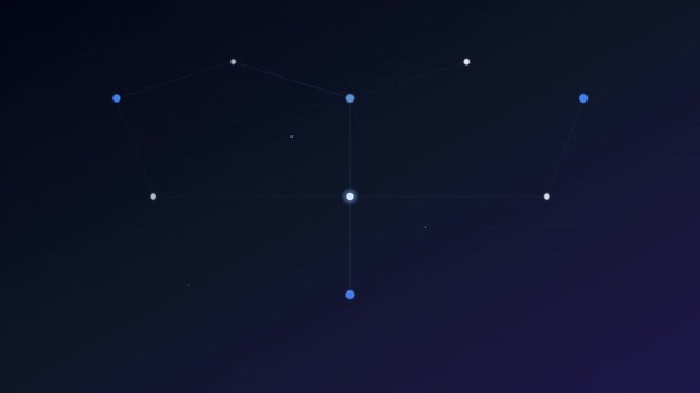 quantum entanglement node network modern science background