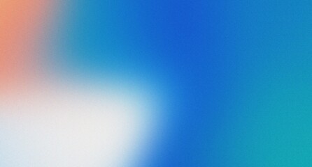 Fototapeta premium Abstract serene blue and white gradient background with soft light and grain texture for modern design projects.