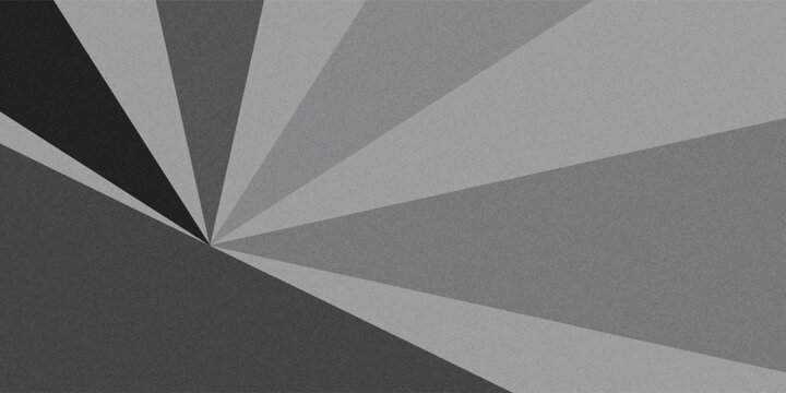 Black white dark gray abstract background. Geometric pattern shape. Line triangle polygon angle. Gradient. Shadow. Matte. 3d effect. Rough grain grungy. Design.