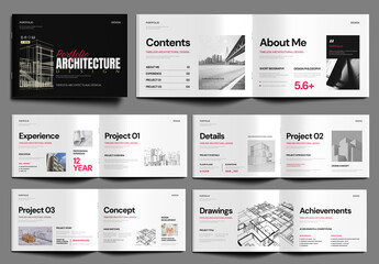 Minimal Architecture Portfolio Brochure Template