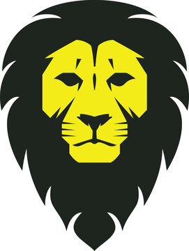 lion head vector