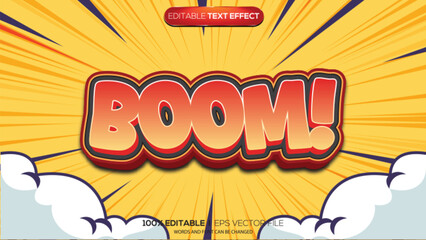3d text effect boom theme © Ardhy