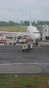This is the airport situation on the ground at Seokarno-Hatta, Jakarta.
