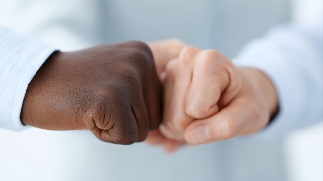 Team fist bump corporate unity collaboration success teamwork culture