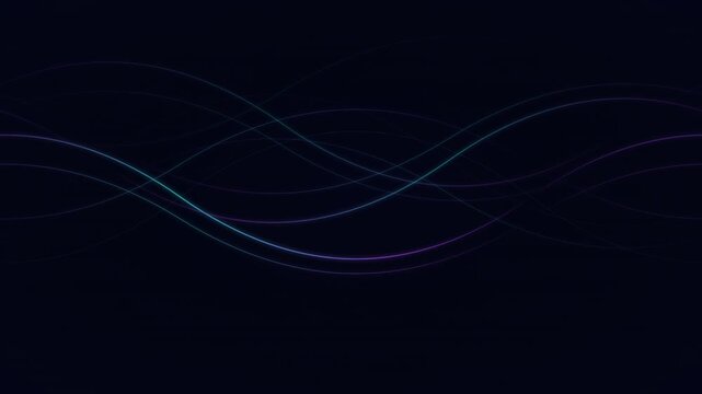 sleek abstract vector lines with gradient glow