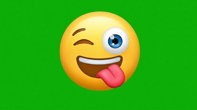Happy Winking Face Emoji