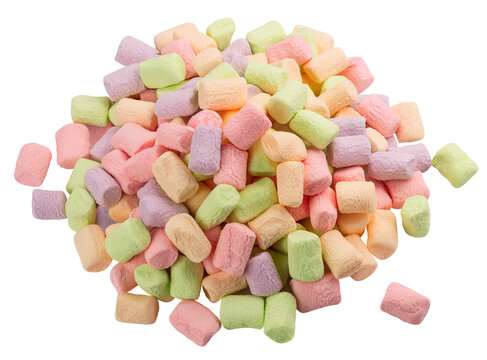 Marshmallow isolated, full depth of field