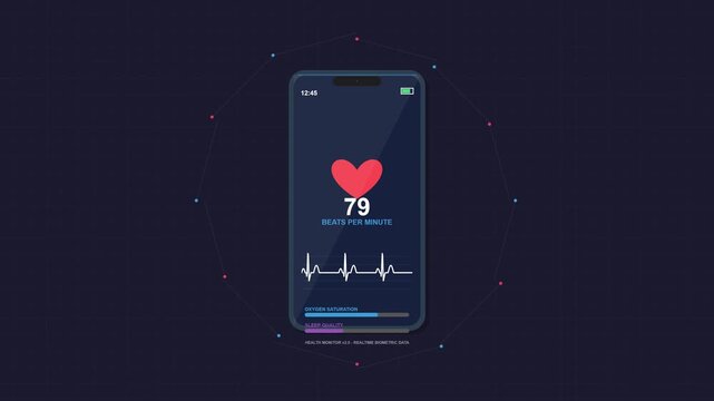 Dynamic Heart Rate Pulse Monitoring on Digital Dashboard Interface in a Modern Medical Environment