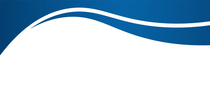 Professional blue wave abstract illustration, elegant curved lines design for business flyer, technology background, and clean corporate presentation layout.