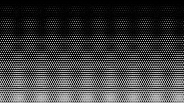 white halftone dotted gradient abstract. Motion graphics of dot background concept