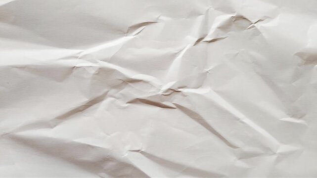 Handmade Wrinkled Paper Stop Motion Animation Background