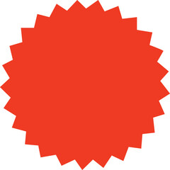 Fototapeta premium Starburst Badge with Copy Space