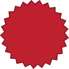 Fototapeta premium Starburst Badge with Copy Space