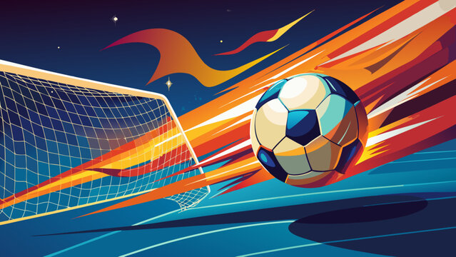 soccer ball in fire