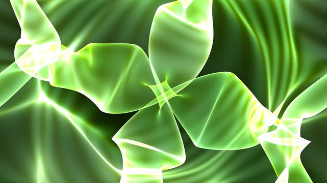 Background with Colored Gradient Waves 