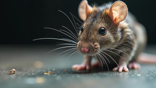 Curious Mouse Exploring Its Surroundings