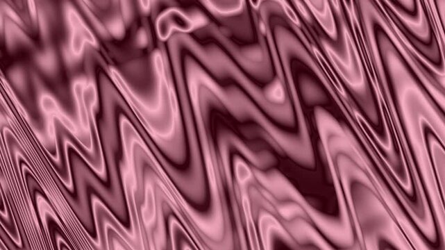 Abstract Background With Soft Pastel Pink And Deep Burgundy Flowing Wave Pattern Loop