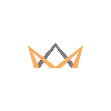 Royal luxury crown logo design