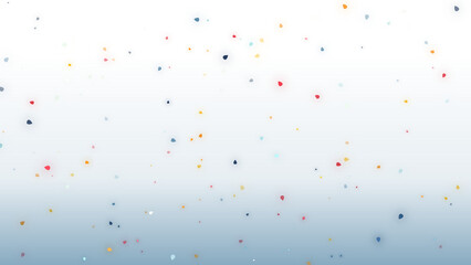 Obraz premium Colorful Confetti on White Background Gradient