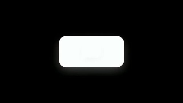 Animated Chat Bubble Icon Zooms in and Out with a Dynamic Gradient Background