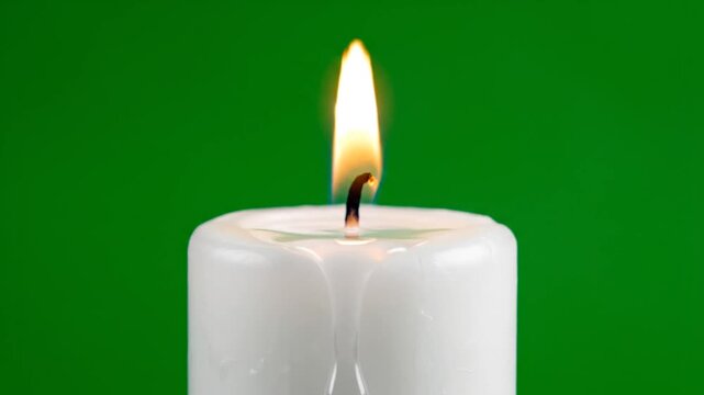 Candle Flame in a Triptych Sequence