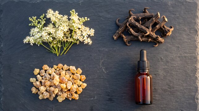 Meadowsweet, Devil's Claw & Boswellia Bundle &mdash; Joint Comfort Herbal Wellness Photography