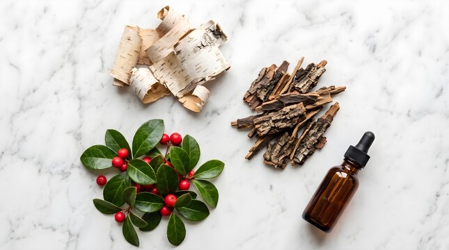 Wintergreen, Birch Bark & Willow Bark Bundle 