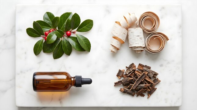 Wintergreen, Birch Bark & Willow Bark Bundle &mdash; Joint Pain Relief Wellness Photography