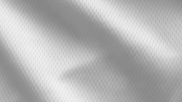 White sports clothing fabric football shirt jersey texture abstract background