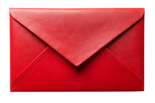 red envelope isolated on white background