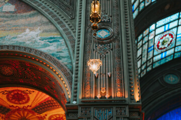 Obraz premium inside an Orthodox church in Russia