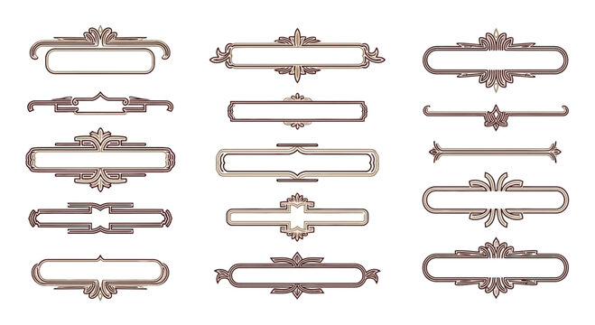Elegant Decorative Frames and Borders Collection