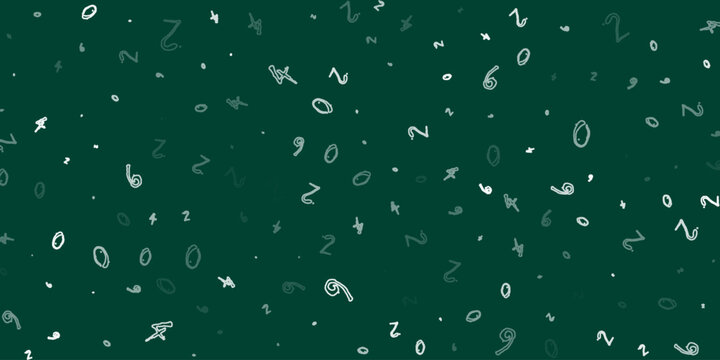falling letters of english language. chalk handdrawn flying words of latin alphabet. foreign languages study concept. alive back to school banner on blackboard background.