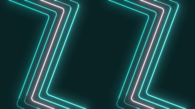 Futuristic Neon Digital Background for Video Bumper and Intro