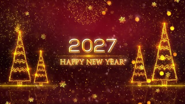 4K, 3840x2160 Pixels, 2027 Happy New Year Greetings Wishes Background

Suitable for New Year Party, Holiday Seasons, New Year Greetings

Happy New Year Opener for 2027