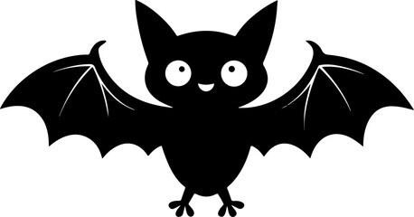 friendly-halloween-bat-silhouette--black-vector-il (2)_traced © Print