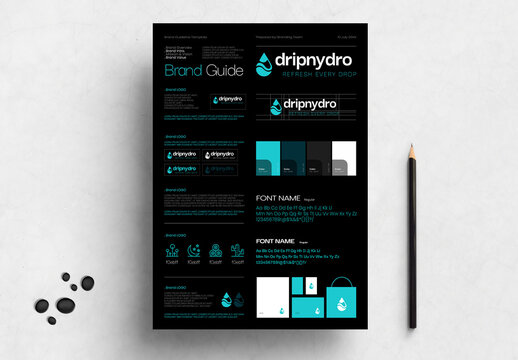 Brand Manual Template Complete Corporate Branding Kit