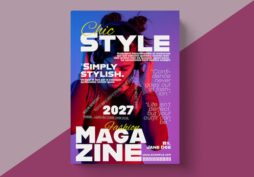 Fashion Magazine Cover