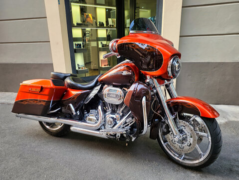Modena Italy July 11, 2026, Harley Davidson CVO Street Glide Screaming Eagle 110